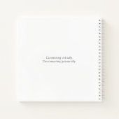 Carnet Utilisation des médias sociaux (Dos)