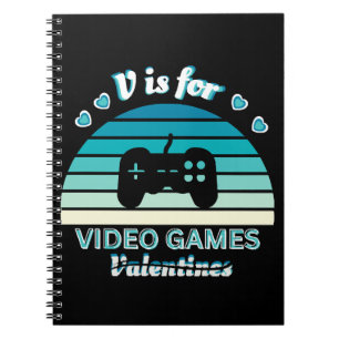 Carnet V pour jeux vidéo pas pour la Saint-Valentin - Drô