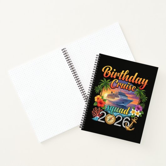 Carnet Vacances d'anniversaire en croisière (Intérieur)