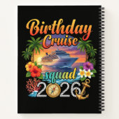 Carnet Vacances d'anniversaire en croisière (Dos)