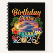 Carnet Vacances d'anniversaire en croisière (Devant)