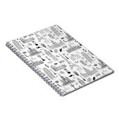 Carnet Vacances dans le motif de l'Europe (Côté Droit)