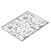 Carnet Vacances dans le motif de l'Europe (Côté gauche)