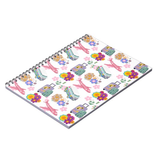 Carnet Vacances d'été Design de vacances Spiral Noteb (Côté gauche)