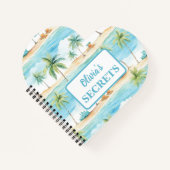 Carnet Vacances d'été Plage Palm Trees - Customisé (Devant)