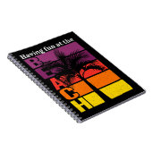 Carnet Vacances d'été S'amuser à la plage Retro (Côté Droit)