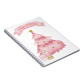 Carnet Vacances d'hiver roses pour enfants (Côté Droit)