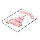 Carnet Vacances d'hiver roses pour enfants (Côté gauche)