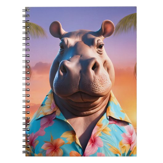 Carnet Vacances Hippopotamus (Devant)