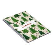 Carnet Vacances pins verts (Côté Droit)