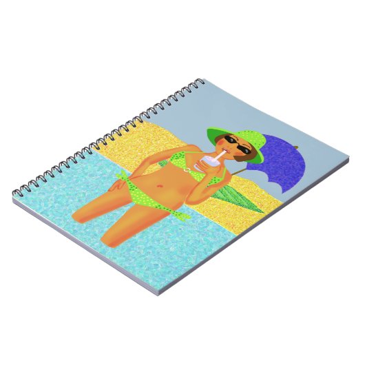 Carnet Vacances plage (Côté gauche)