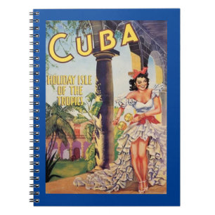 Carnet Vacances vintage Cuba Île des Tropiques