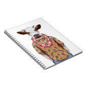 Carnet Vache à chemise hawaïenne (Côté Droit)