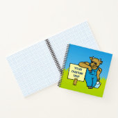Carnet Vache avec pancarte (Intérieur)