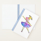 Carnet Vache blanche mignonne (À l'intérieur)