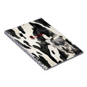 Carnet Vache blanche noire (Côté Droit)