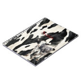 Carnet Vache blanche noire (Côté gauche)