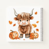 Carnet Vache Chek Automne Highland (Dos)