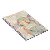 Carnet Vache de collage de la ferme aquarelle (Côté Droit)