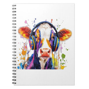 Carnet Vache des hautes terres colorées