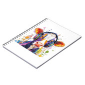 Carnet Vache des hautes terres colorées (Côté gauche)