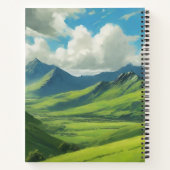 Carnet Vache des Highlands avec écharpe tartan Duncan (Dos)