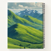 Carnet Vache des Highlands avec écharpe tartan Malcolm (Dos)