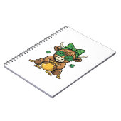 Carnet Vache des Highlands de la Saint-Patrick Pot d'or A (Côté gauche)