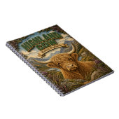Carnet Vache des Highlands Écosse POPCUT (Côté Droit)