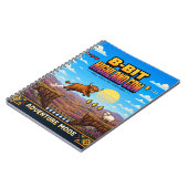 Carnet Vache des Highlands, Rétro Pixel Art 8-Bit (Côté gauche)