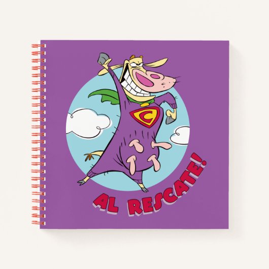 Carnet Vache et poulet Super Vache Al Rescate! (Devant)