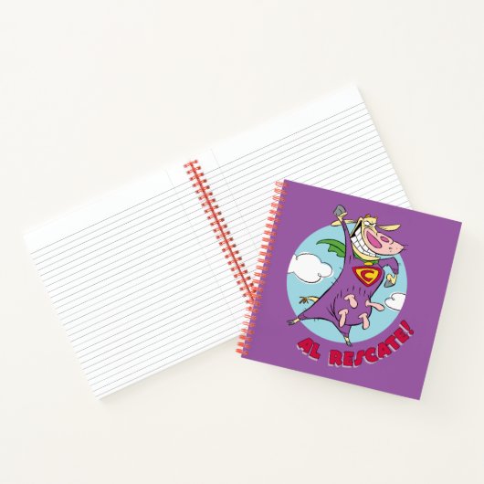 Carnet Vache et poulet Super Vache Al Rescate! (Intérieur)