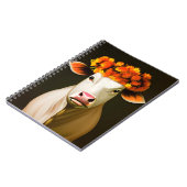 Carnet Vache fleurie (Côté gauche)