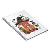 Carnet Vache Halloween Highland (2) (Côté Droit)