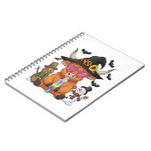 Carnet Vache Halloween Highland (2) (Côté gauche)