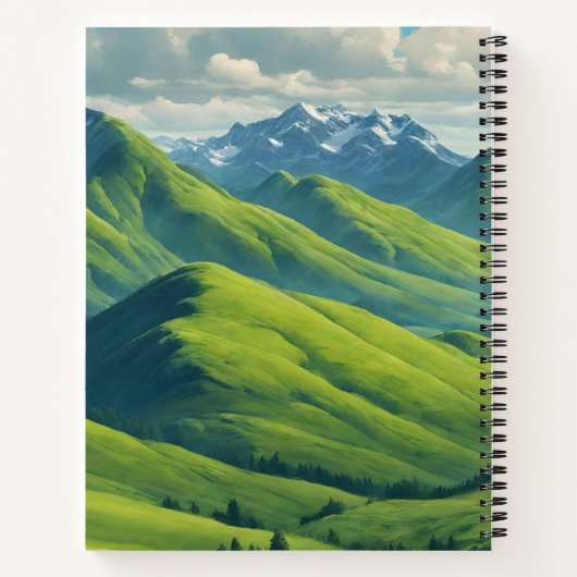 Carnet Vache Highland avec Anderson Tartan Scarf (Dos)