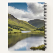 Carnet Vache Highland avec Écharpe Tartan antique Elliot (Dos)