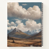 Carnet Vache Highland avec écusson Tartan Crawford (Dos)