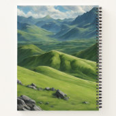 Carnet Vache Highland avec MacGill Écharpe Tartan (Dos)