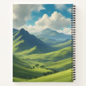 Carnet Vache Highland avec MacGregor Tartan Scarf (Dos)