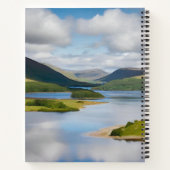 Carnet Vache Highland avec robe Carnegie Écharpe Tartan (Dos)