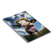 Carnet Vache joyeuse en fleur (Côté Droit)