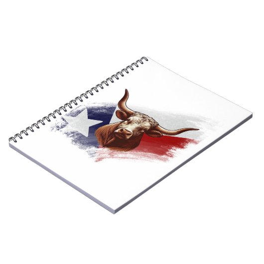 Carnet Vache longhorne du Texas (Côté gauche)