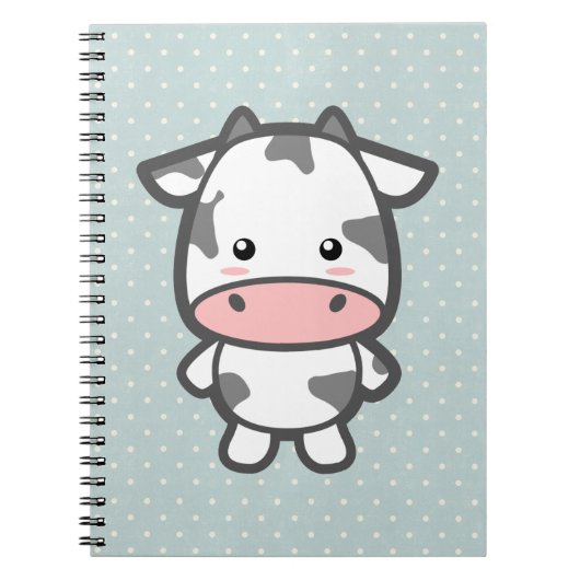 Carnet Vache mignonne (Devant)