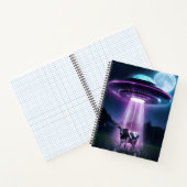 Carnet Vache rencontre des aliens. (Intérieur)