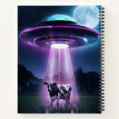 Carnet Vache rencontre des aliens. (Dos)