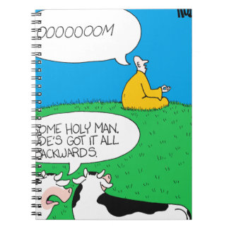 Carnet Vache sainte Zazzle 2017