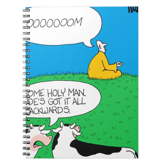 Carnet Vache sainte Zazzle 2017 (Devant)