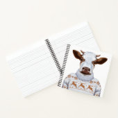 Carnet Vache sucrée de Noël (Intérieur)