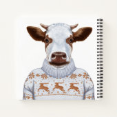 Carnet Vache sucrée de Noël (Dos)